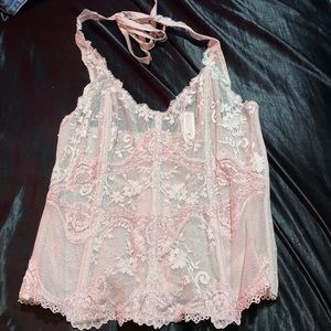 Baby Pink Victoria Secret Corset Top